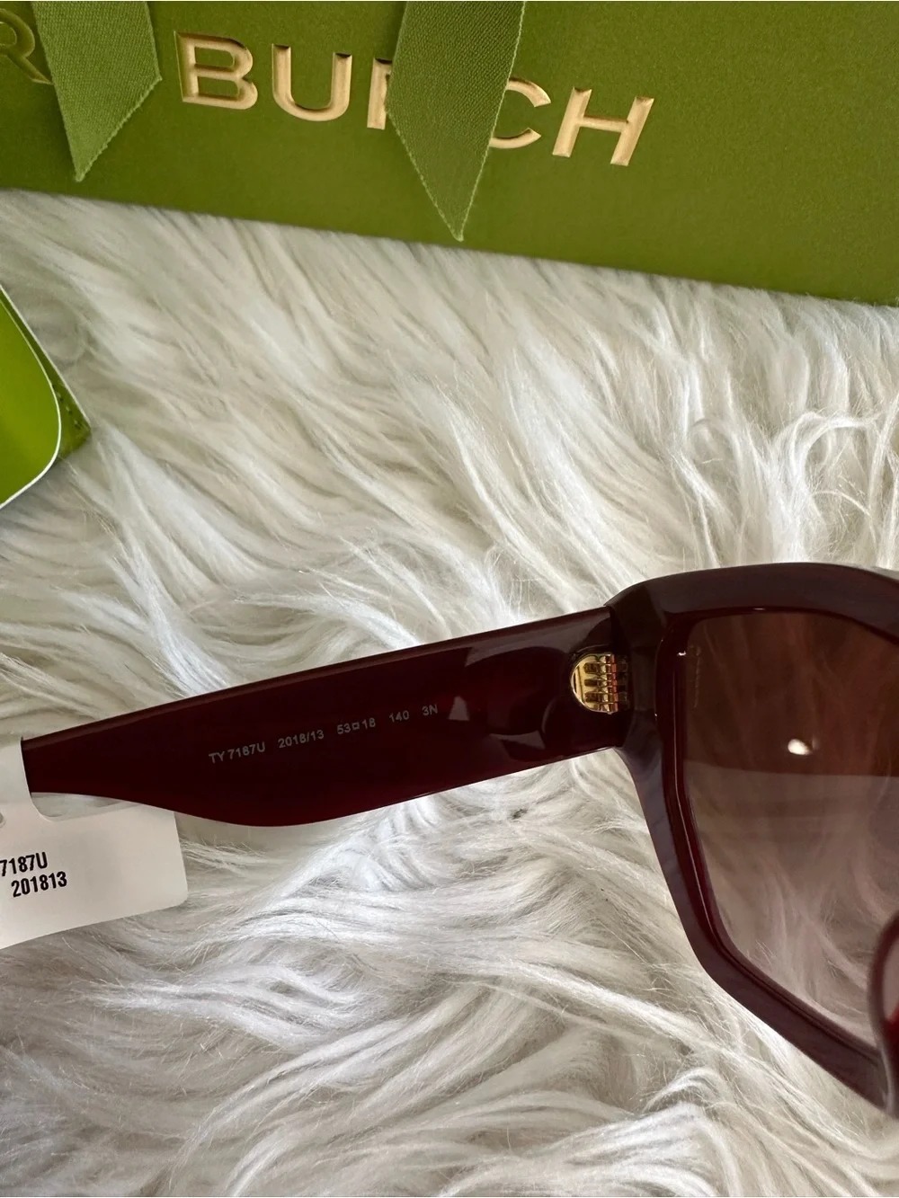 Tory Burch KIRA OVERSIZED GEOMETRIC SUNGLASSES